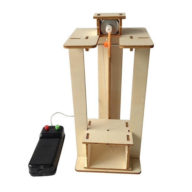 Ascensor Eléctrico DIY Creativo Hecho A Mano Modelo Ascensor Ensamblados para