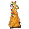 thumbnail image 3 of Korean Geisha Figurine Hanbok Dolls 12 inch Miniature Free Standing Korean Hanbok Geisha Doll Kabuki Statue for Home Office Tabletop Decor Colorful and Orange, 3 of 8