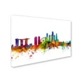 thumbnail image 3 of Trademark Fine Art "Singapore Skyline" Canvas Art by Michael Tompsett, 3 of 4