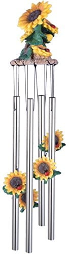 Indoor Use One World is Enough Sunflower Mobile/Metal Wind chime Fair Trade