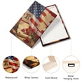 thumbnail image 4 of American Flag Canvas Wall Art, 4th of July Patriotic Canvas Print, Vintage Landscape Paintings for Modern Home Living Room Bedroom Office Decor, 4 of 7