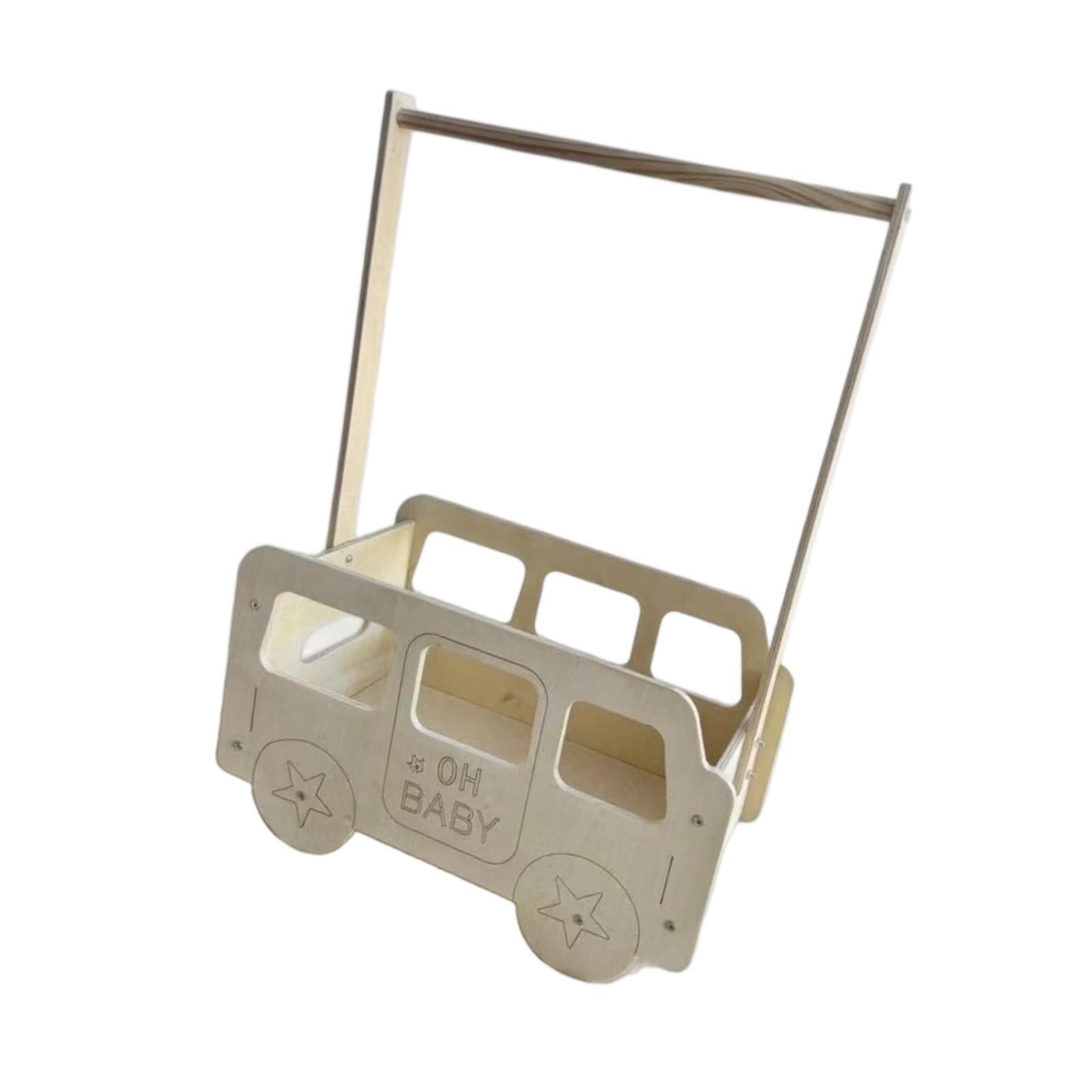 CarpNettore Pet Clothes Rack Pet Hanger Wood Display Stand Baby Shower Basket Compact Stable