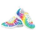 thumbnail image 1 of Pzuqiu Tie Dye Kids Tennis Shoes Girls Size 5 Breathable Mesh Sneakers Lightweight Running Athletic Shoes Outdoor Sport Shoes, 1 of 5