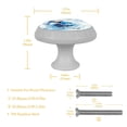 thumbnail image 5 of Ice Hockey Kitchen Hardware: Fluorescent Drawer Pulls - Round 4-Pack, Glow-in-the-Dark Knobs for Cabinets, Wardrobes, and Dressers, 5 of 6