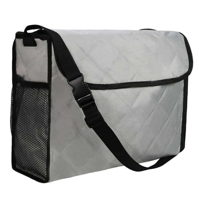 Ruiboury Sac de Rangement pour Fauteuil Roulant Sac de Voyage pour Seniors Noir Gris