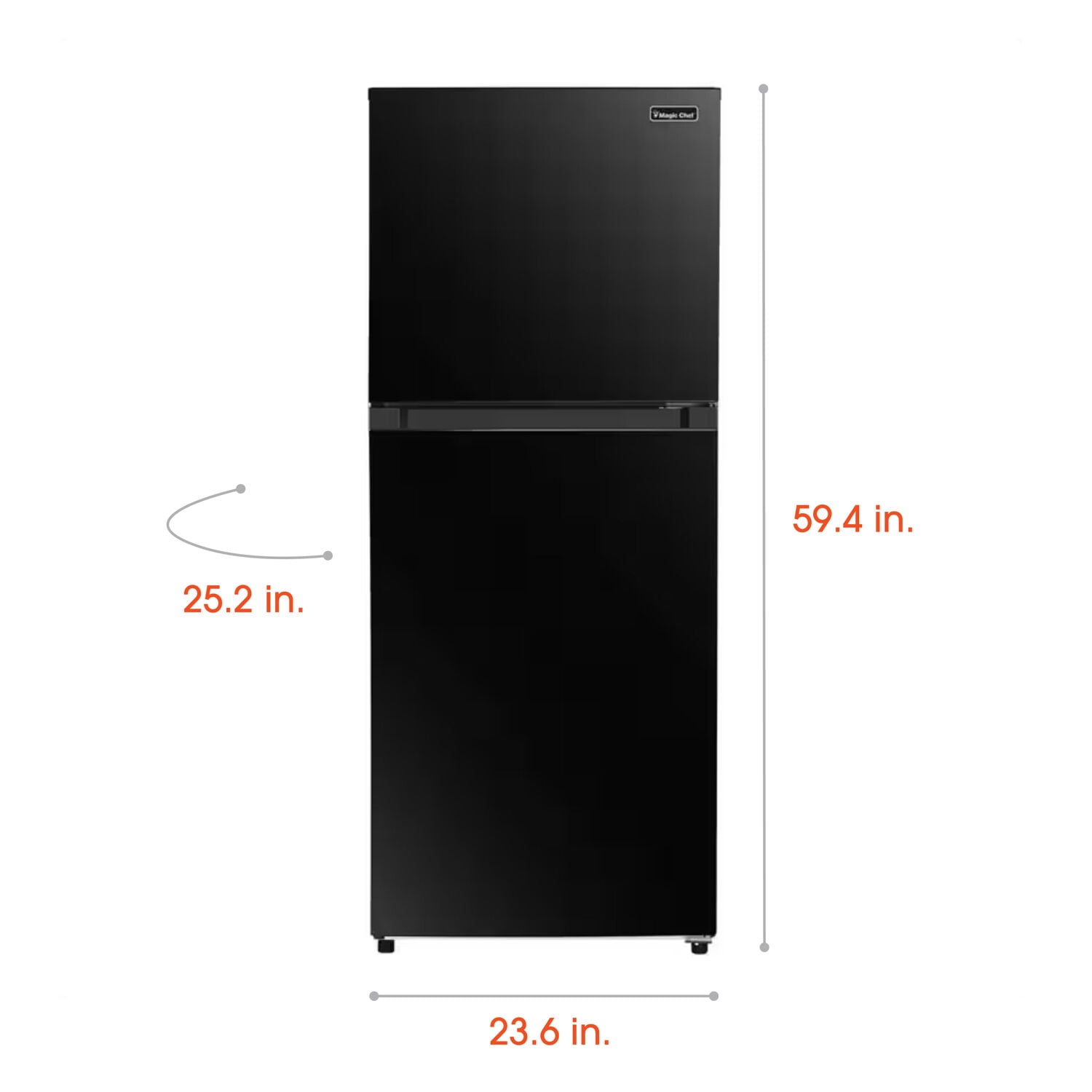 Magic Chef New 10.1-cu. ft. Compact Refrigerator in Black
