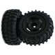 thumbnail image 5 of Tholdsy 2 uds 1/24 llantas de ruedas neumático RC pieza de actualización de plástico resistente al desgaste llantas de ruedas Rc neumático Kits de construcción modelo Negro, 5 of 6