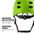 thumbnail image 3 of Casco de bicicleta RRK para niños pequeños, de 2 a 8 años, ajustable, verde, 3 of 8