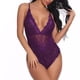 thumbnail image 4 of Mono sexy mono de cosplay suave mono de tela con pantalla de encaje para mujeres adultas, morado, M Sweethay XX000036-14, 4 of 7