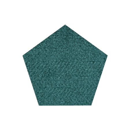 Galaxy way pet friendly area rugs with Rubber Marine Backing for Patio, Porch, Deck, Boat, Basement or Garage with Premium Bound Polyester Edges Teal 9' (Best Way To Cool A Garage)