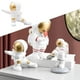 thumbnail image 4 of Estatua de astronauti, estatuilla, espacio exterior, oficina en hogar, , habitación, Bar, guardería, estantería, decoración, juguetes de adorno despegar Soledad Figuras de astronauta de resina, 4 of 10