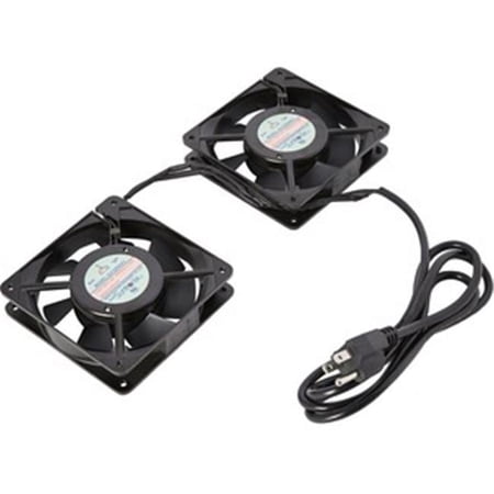 UPC: 0662919104875 | V7 RM2FANS-1N 2 Fan Set for US Wall Cabinet