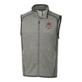 thumbnail image 2 of Men's-Cutter & Buck  Heather Gray Toronto FC Big & Tall Mainsail Sweater-Knit Full-Zip Vest, 2 of 3