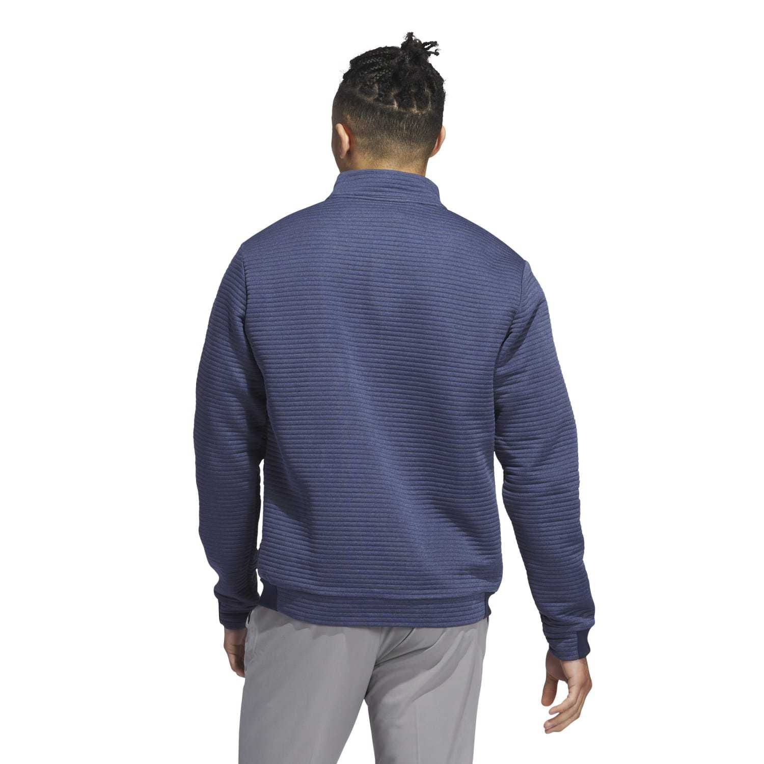 Men's adidas Ultimate365 Water-Resistant 1/4-Zip Pullover Jacket Color: Navy Size: M