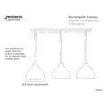 thumbnail image 3 of Canopy Kit 23-1/4" Length for Up to 3 Pendants, 3 of 10
