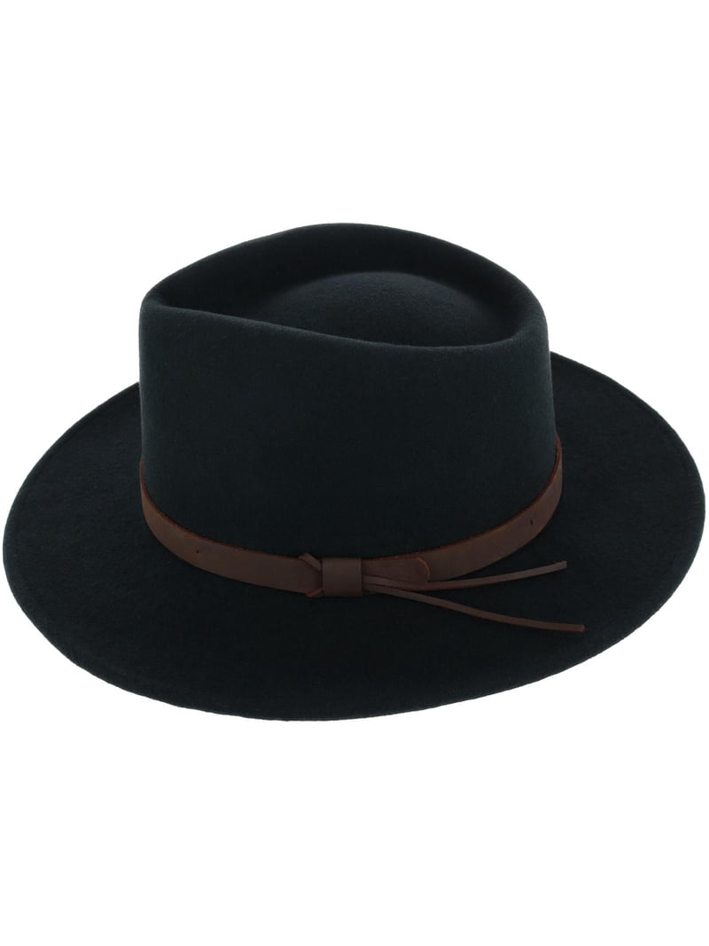 Twister Men's Dakota Crushable Black Felt Cowboy Hat 7211201
