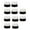 White, variant on 10Pcs Badmintons Rackets Grip Tennis Grip Head Overgrips Sport Tape Easy to Use