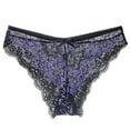 thumbnail image 3 of HUPOM Seamless Boyshort Underwear For Women Panties For Women High Waist Leisure Tie Comfort Waist Purple L, 3 of 5