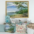 thumbnail image 3 of Designart 'Green Coast of The Baltic Sea' Nautical & Coastal Framed Art Print, 3 of 4