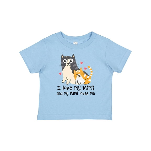 Inktastic I Love My Mimi Loves Me Cat Boys or Girls Baby T-Shirt