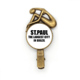 thumbnail image 1 of San Pablo, la ciudad más grande de Brasil Broche broche broche broche Metal retro, 1 of 3