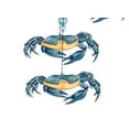 thumbnail image 4 of Sunset Vista Designs Kathy Hatch Great Outdoors Land and Sea Collection 18" Garden Wind Chime - Blue Crab, 4 of 4
