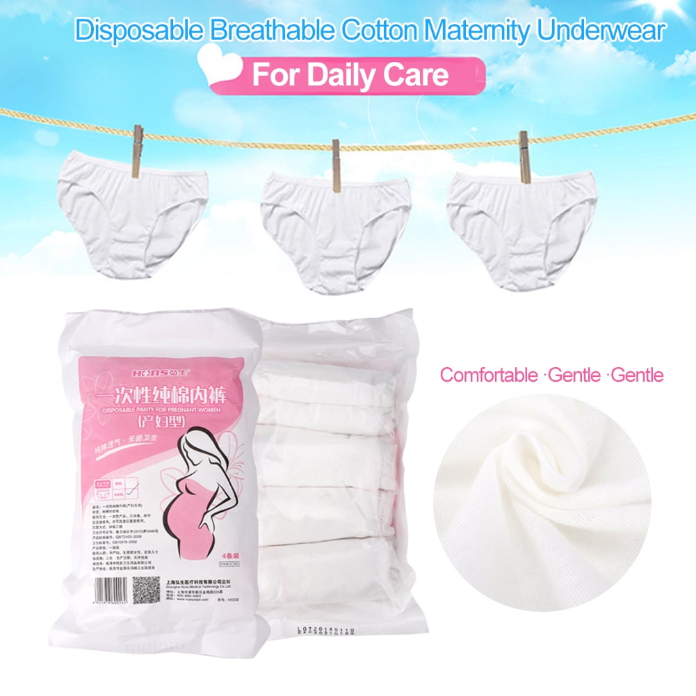 OTVIAP OTVIAP Disposable Maternity Underwear,4 Pcs Disposable