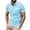 #06 Sky Blue 【Mix & Match: Stock Up on Your Favorite Colors】, variant on Men's Comfortable Short Sleeve Shirt Nylon Spandex Blend, Turn Down Collar Regular Fit Casual Button Down, Quick Dry Breathable, For Daily Work Vacation Weekend Wear, Classic