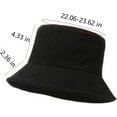 thumbnail image 3 of YooGuoGuo Unisex Corduroy Bucket Hat Adjustable Size Long Brim Fisherman Cap for Women Men, 3 of 8
