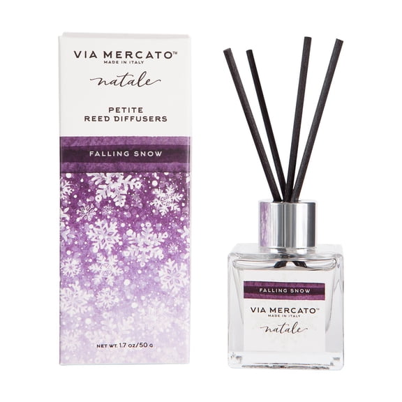 Via Mercato Natalie Petite Reed Diffusor - Falling Snow