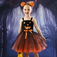 thumbnail image 2 of Sorcière d'Halloween pour Filles Robe de Sorcière Classique Enfant Tenue de Sorcière Duveteuse Enfants Robe de Fête d'Halloween, 2 of 7