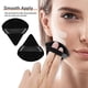 thumbnail image 3 of Zhuge 6 piezas de borlas para polvos faciales triangulares suaves para maquillaje en polvo suelto, polvos minerales, polvos corporales, herramienta de maquillaje, color negro, A36, 3 of 4