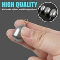 thumbnail image 4 of czcpp-Fishing Weight Sinker 20 Pieces/30 Pieces Iron Fishing Weights Bass Casting Sinker Water Drop Sinker Weights with Ring Multiple Size Fishing Tackle with Box, 4 of 4