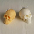 thumbnail image 2 of Skull Candle Mold Easy to Demold Skull Silicone Mold Reusable Multipurpose Skull-Shaped Candle Making Model for Home Crafts Decoration, 2 of 8