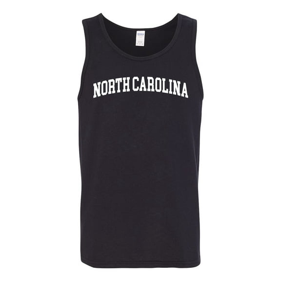 Wild Bobby State of North Carolina College Style Men Tank Top