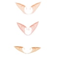 thumbnail image 3 of 1 Pair Elf Ears Cosplay Accessories Latex Soft Pointed Prosthetic False Ear Halloween Party Masks, 3 of 8