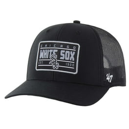 Men's '47 Black Chicago White Sox Four Stroke Clean Up Trucker