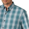 thumbnail image 3 of Wrangler Authentics Men's Short Sleeve Classic Plaid Shirt, Brittany Blue Plaid, XX-Large, 3 of 3