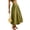 Green, variant on Women's High Waist Maxi Skirt with Elastic Wide Waistband Loose Fit A Line Long Skirt Casual Solid Flared Hem Design White L