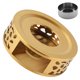 thumbnail image 5 of ColoMX Calentador de tetera, calentador de café, calentador de tetera de Metal, accesorio para té con portavelas, 5 of 7