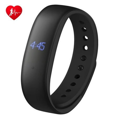 Mpow Fitness Tracker with Heart Rate Monitor, Activity Tracker, IP67 Splash-proof Smart Band with Step Counter/ Pedometer, Smart Reminder, Sleep Monitor, Smart Running Watch, Silent Alarms