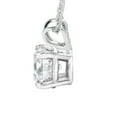 thumbnail image 2 of Pompeii 1Ct Diamond Solitaire Pendant 14k White Gold 18" Necklace Lab Grown (G,SI1), 2 of 5