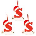 thumbnail image 2 of Navidad Little Red Hat Carta Colgante DIY Escribible Nombre 26 Carta Colgante Wmkox8yii gf6308, 2 of 4