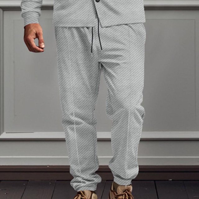 RKSTN Pantalons de Survêtement pour Hommes Mode Décontractée Imprimée Ample Sport Pyjama Longueur Complète