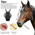 GARENAS Upgrade Horse Fly with Ears Equine Sunscreen Quiet Ride