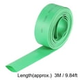 thumbnail image 4 of Uxcell Heat Shrink Tubing, Heat Shrinkable Tube Cable Sleeve 10ft Green 0.63 in, 4 of 6