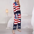 thumbnail image 3 of Naloa Memorial Day Pajamas for Women Set, Womens Pajama Sets, Lounge Sets for Women, 2pjs for Women-X-Large, 3 of 7