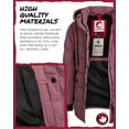 thumbnail image 4 of CANADA WEATHER GEAR Girls’ Winter Coat – Stadium Length Quilted Puffer Parka Jacket (7-16), 4 of 7