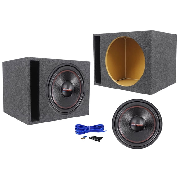 American Bass XD-1522 2000w 15" Car Audio Subwoofer Vented Sub Box Enclosure