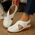 thumbnail image 4 of YOUYEDIAN Orthopedic Shoes for Women 2026 Wide Slip on Non Slip Mesh Sneakers Summer Casual Lightweight Closed Toe Arch Support Shoes (White), 4 of 9